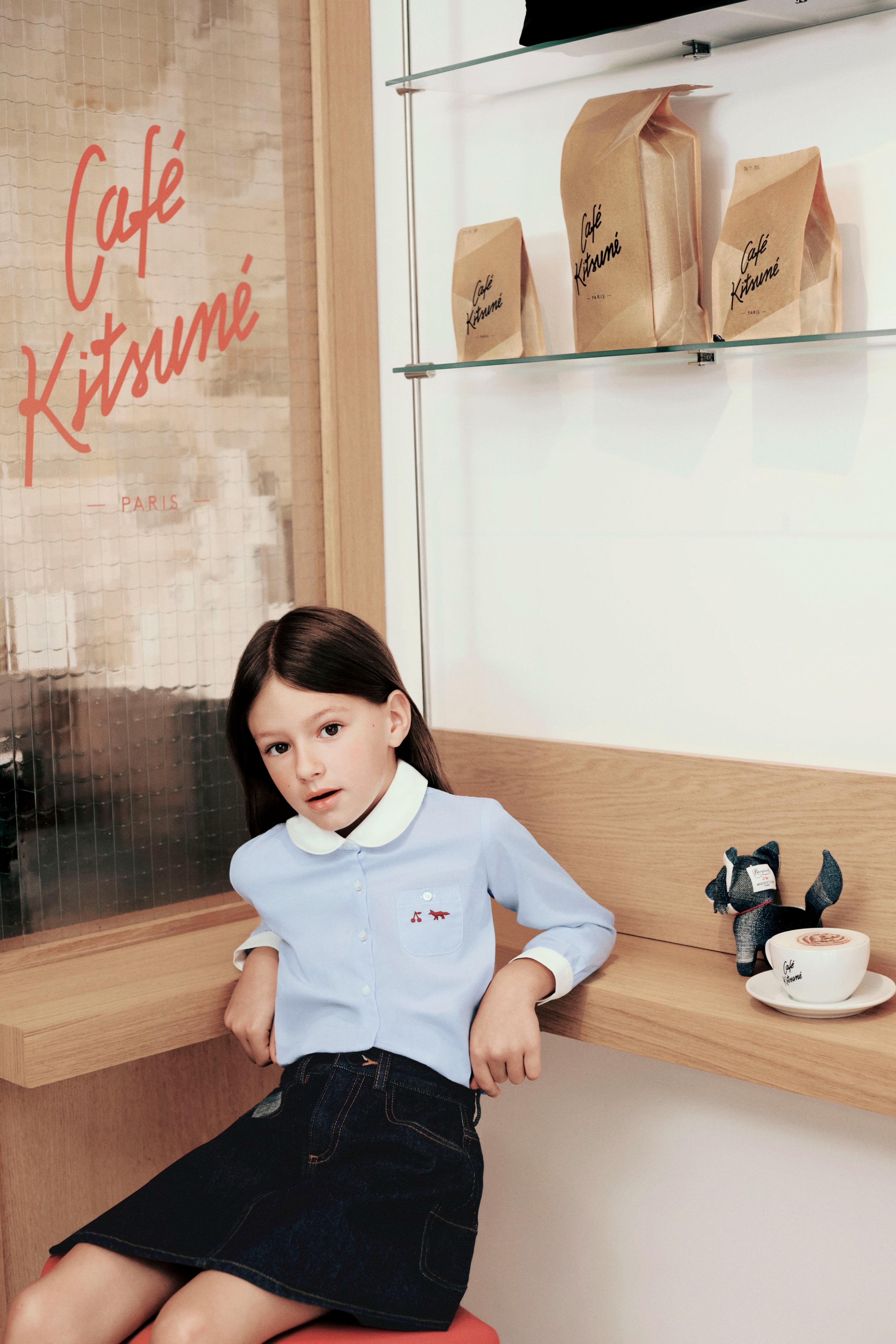 BLOUSON MARLENE MAISON KITSUNE X BONPOINT