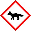 Warning fox icon